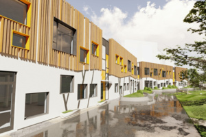 Изображения деревьев украсят детский сад в ЖК «Скандинавия»