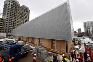 Началось благоустройство территории возле станции «Марьина Роща» БКЛ