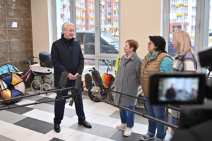 Осмотр Северного дублера Кутузовского проспекта и дома по реновации на Кастанаевской ул., 44а. С. Собянин