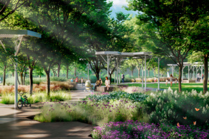 Прибрежная роща появится возле ЖК «River Park Towers Кутузовский»