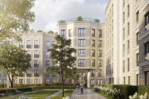 В ЖК «Золотой» на Софийской набережной началось благоустройство территории