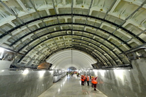 Первые три эскалатора испытали на станции «Печатники» БКЛ