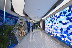 Выставка с элементами дополненной реальности «Пространство» работает в Зарядье до 14 августа