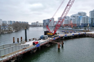 Собянин поручил ускорить строительство моста через Нагатинский затон