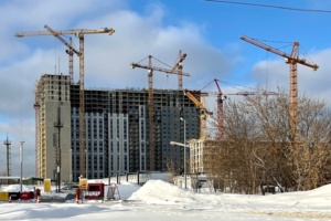 Монолитные работы в компенсационном доме для дольщиков ЖК «Мегаполис» вышли на уровень 23 этажа