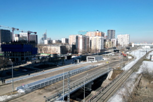 Городской вокзал Шелепиха: открыто два путепровода над Шмитовским проездом
