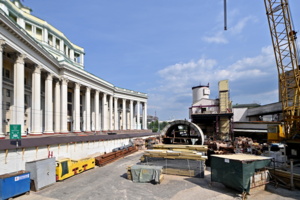 Началось сооружение пятого шахтного ствола на станции «Достоевская» Кольцевой линии метро