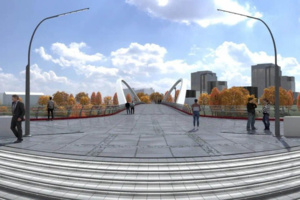 Пешеходный мост с эффектными арками появится в Мнёвниковской пойме – мэр