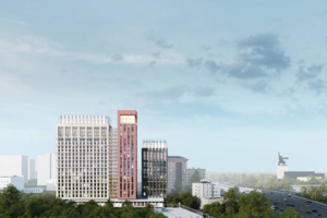 Изящная светло-розовая башня украсит новый жилой комплекс вблизи ВДНХ