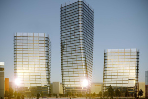 Три закрученные башни появятся в составе бизнес-центра на Ходынском бульваре