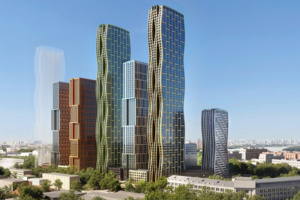 Фасады в виде изгибистых лент украсят жилой комплекс в Печатниках