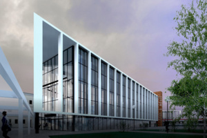 Завершен монтаж лифтов и кровли южного вестибюля остановочного пункта Серп и Молот