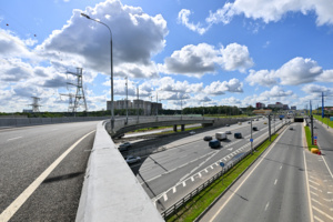 Около 3 км дорог построят при возведении путепровода на севере столицы