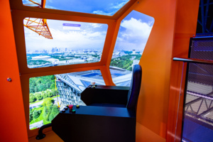 На выставке «Та самая Москва» представлен симулятор башенного крана