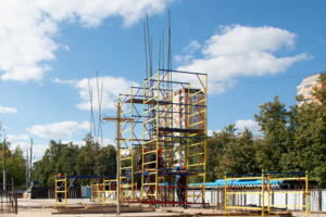 Началось возведение надземной части храма в районе Восточное Измайлово
