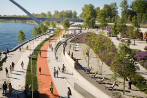 Две набережные с амфитеатрами и причалом появятся в Мнёвниковской пойме – мэр