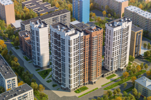 На Краснодарской улице ведется обустройство фасадов дома по программе реновации на 524 квартиры