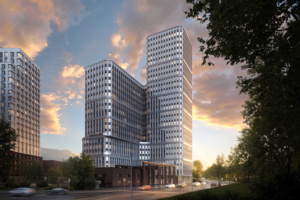 В Нижегородском районе началось строительство бизнес-центра со спортивным парком