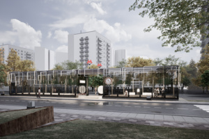 Наполовину завершено устройство ограждающих конструкций котлована для будущей станции метро «Гольяново»