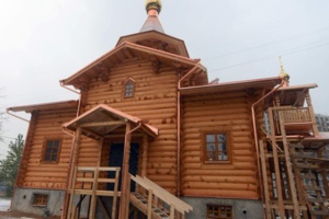В Ховрино строят храм в традициях русского деревянного зодчества