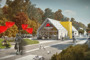 Завершается благоустройство территории у метро «Солнцево»