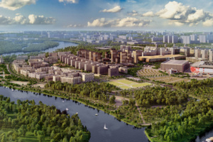 «Река» из цветной плитки и каучука появится в ЖК у метро «Спартак»