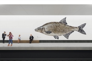 Мозаика с изображением рыб: станция БКЛ метро «Нагатинский Затон» войдет в состав ТПУ