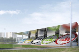 Работы по реконструкции стадиона «Москвич» завершены на 80%