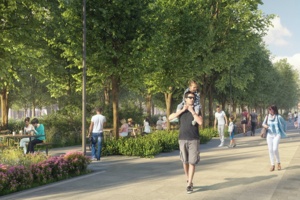 На Профсоюзной улице обновят фасады домов и высадят деревья