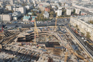 Бочкарёв: транспортный узел на Павелецкой площади готов почти на 50%