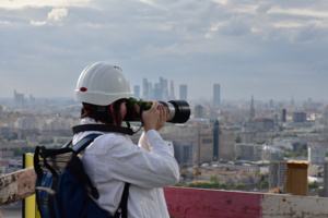 Участники фотоконкурса «Планета Москва» посетили небоскреб на ЗИЛе